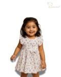Lilac Whisper Sleeves Frock