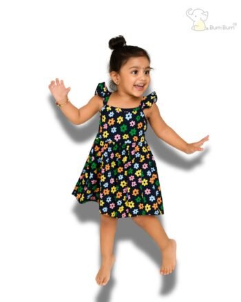Disco Garden Sleeveless Frock