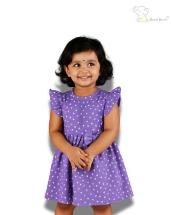 Waffle Hearts Sleeves Frock