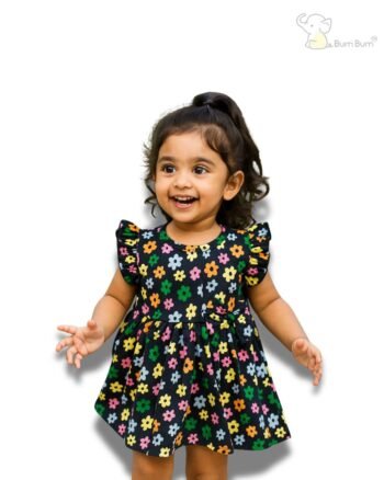 Disco Garden Sleeves Frock