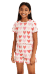 Printed Unisex Co-ord set - Pastel Love